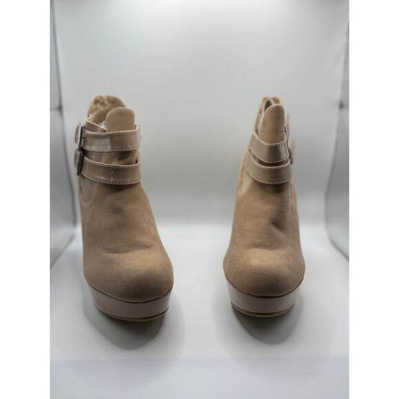 Platform Tan Bootie - Picture 2 of 4